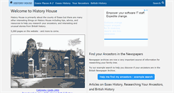 Desktop Screenshot of historyhouse.co.uk